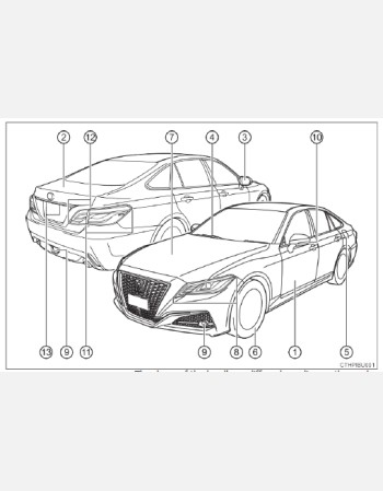 toyota crown hybrid 2020-2022 owners manual 